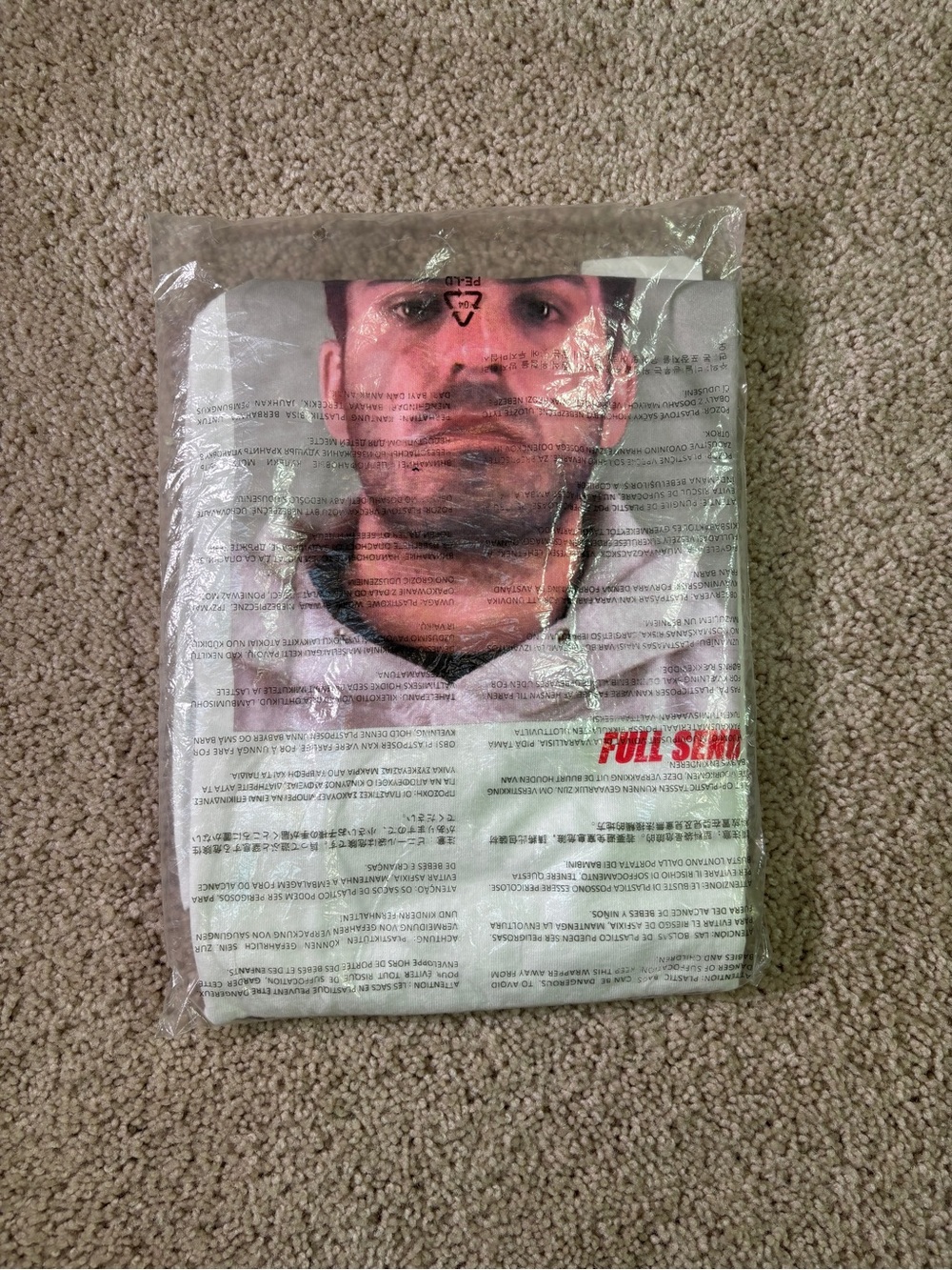 FULL SEND Nelk Boys Kyle Forgeard Mugshot Tee Size L UNOPENED